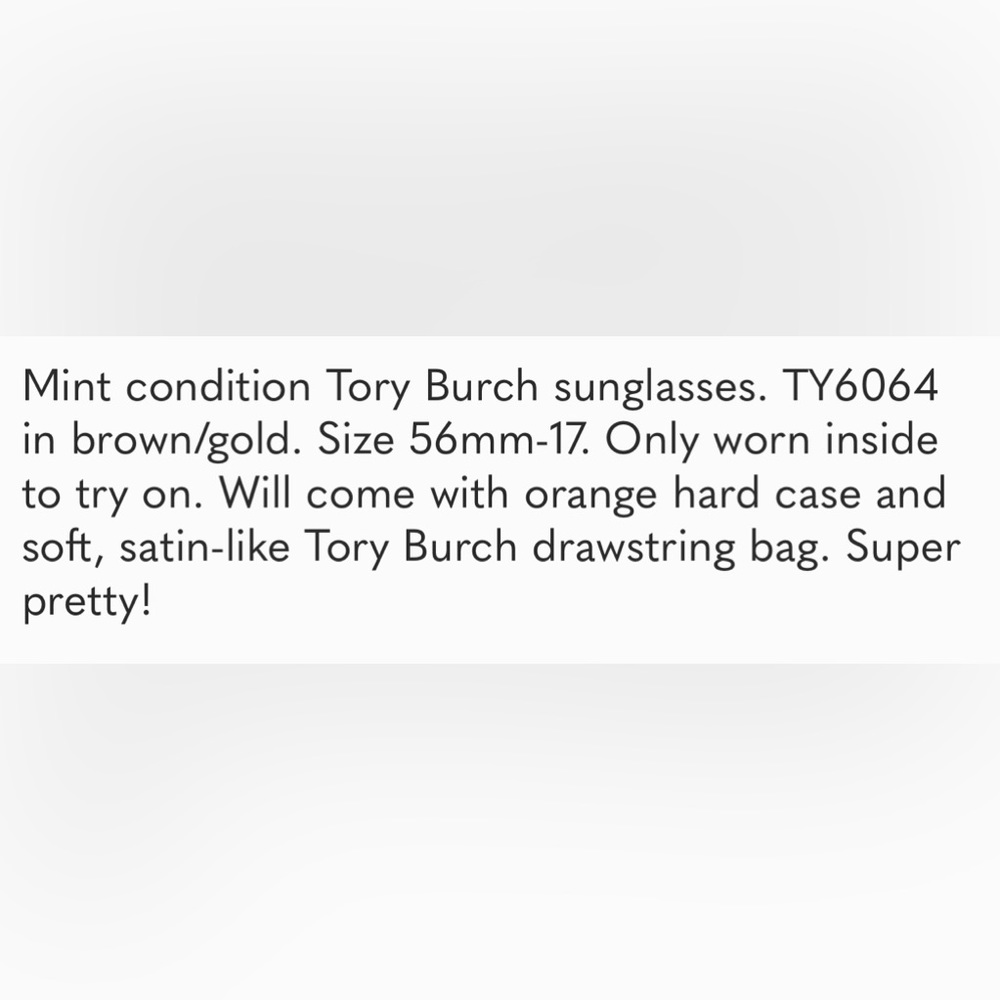 🌿Tory Burch Women’s Sunglasses - Picture 15 of 15